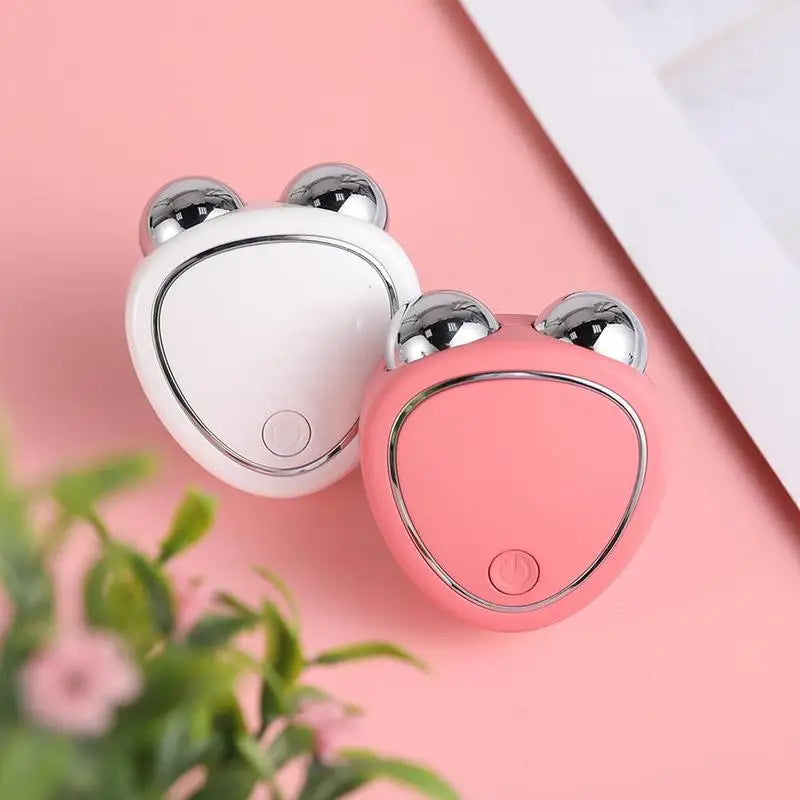 Mini EMS Microcurrent Face Lift Massager – Face Sculpting, Skin Tightening & Facial Serum Kit