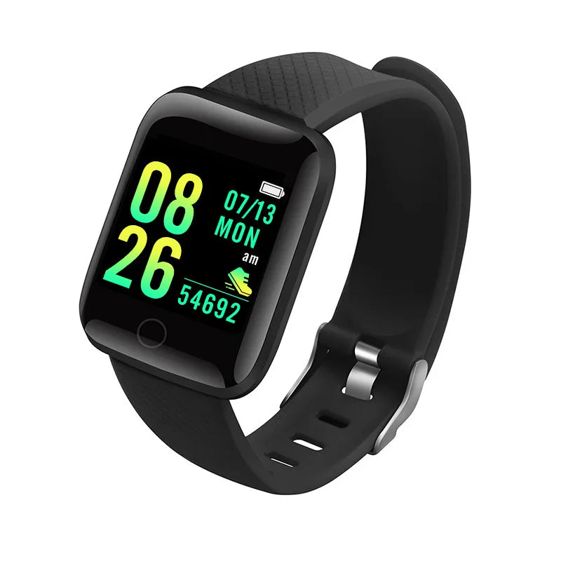 Track Every Move. Every Day. — Y68 & 116Plus Smartwatch | Fitness Tracker, Heart Rate Monitor, Sleep Tracker, Message Alerts, Android & iOS, 9 Colors