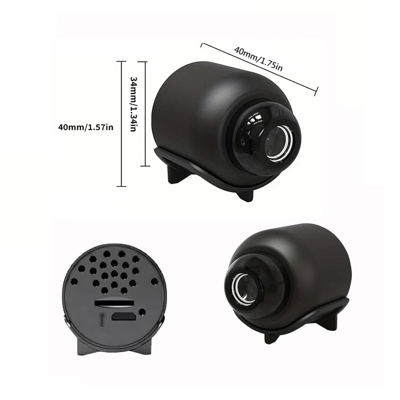 Watch Over What Matters — X5 Mini WiFi Surveillance Camera | 1080P Full HD, Night Vision, Motion Detection, Wireless, Lightweight