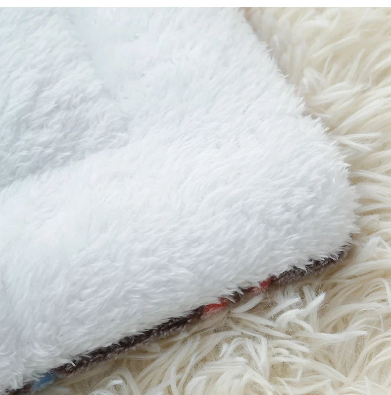 Flannel Pet Sleeping Mat – Soft Dog & Cat Bed Cushion, Puppy Sofa Mattress, Small to Large Dogs