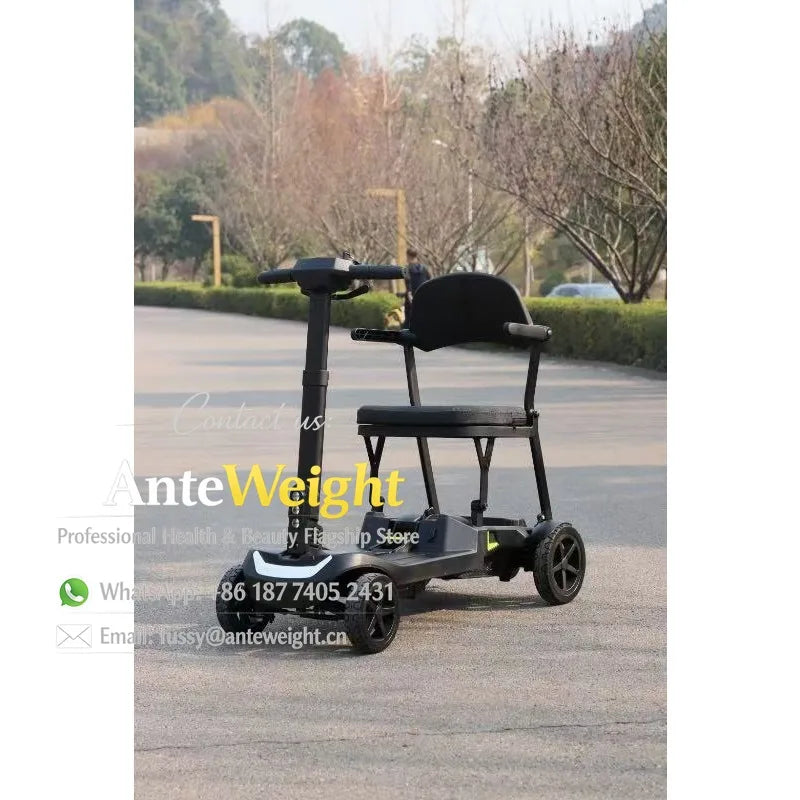 Lightweight 4-Wheel Mobility Scooter, Foldable