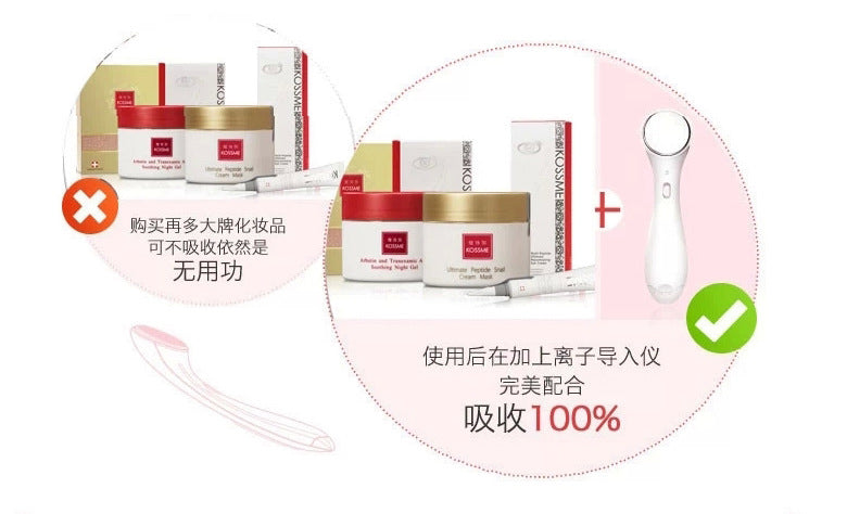 Ionic Ultrasonic Facial Beauty Device – Anti-Aging, Wrinkle Removal & Skin Firming Massager