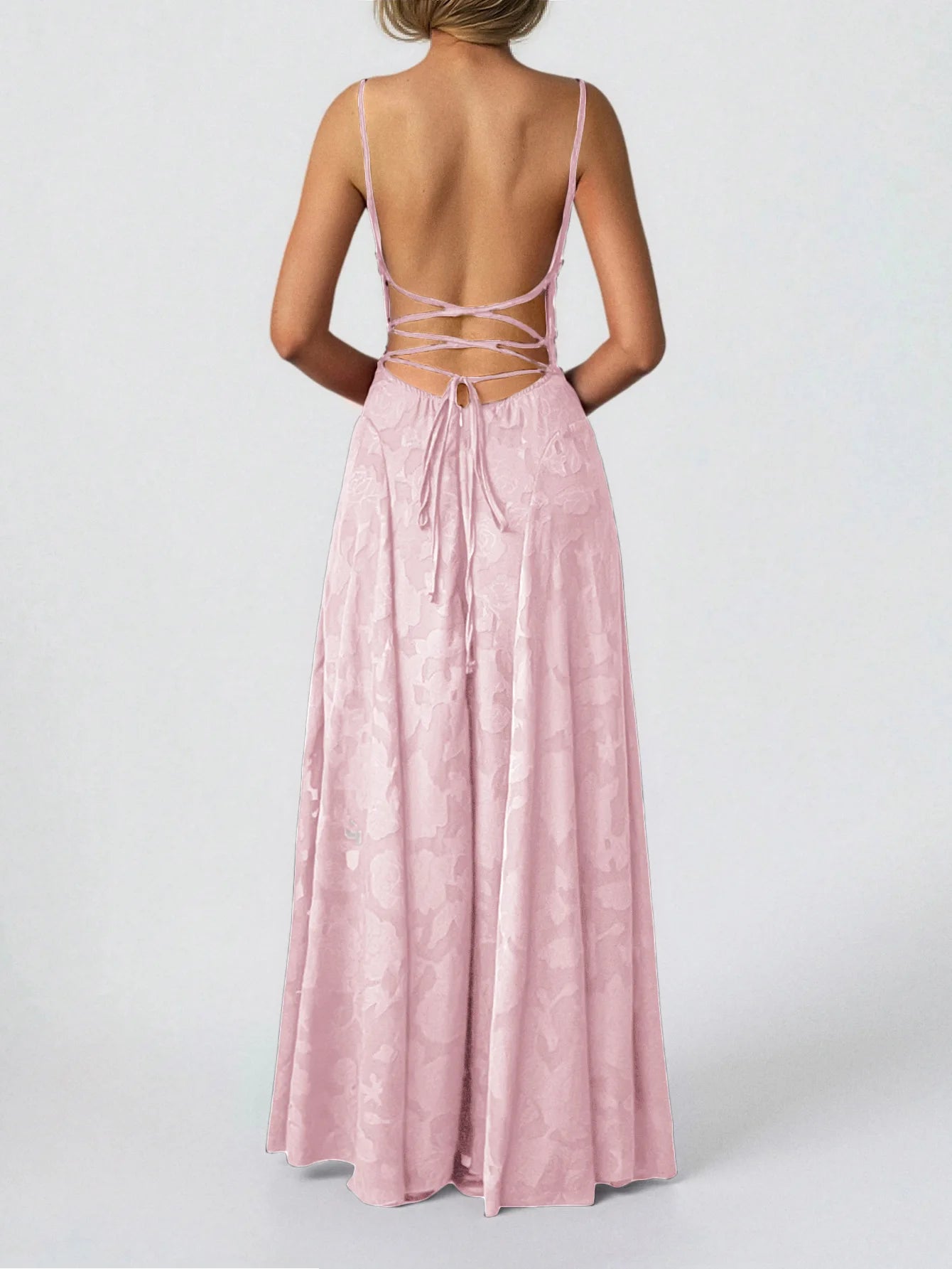 Strapless Tube Top Fit & Flare Midi Dress — Sexy Sleeveless Wedding Banquet Party Dress