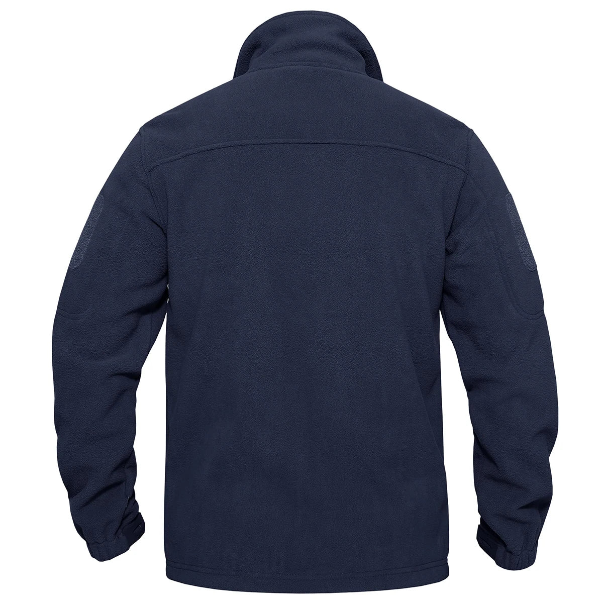 Men's Full Zip Fleece Hiking Windbreaker — Multi-Pocket Outdoor Work Jacket