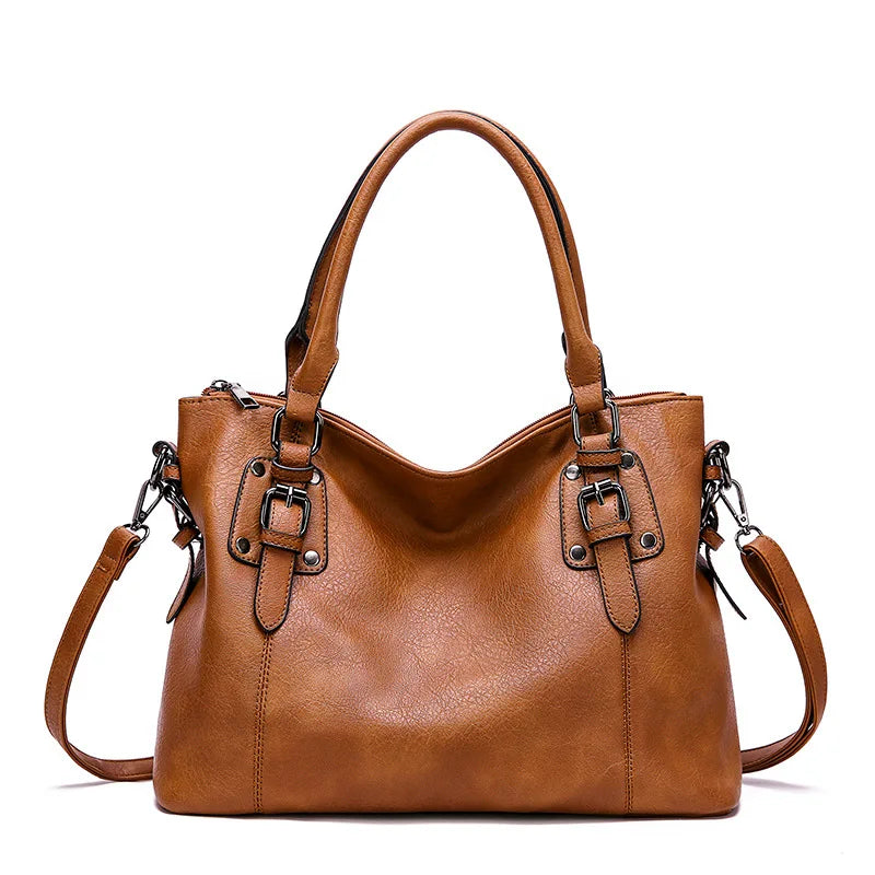 Vintage Patent Leather Pillow Shoulder Bag – Luxury Hobo Crossbody Handbag for Women
