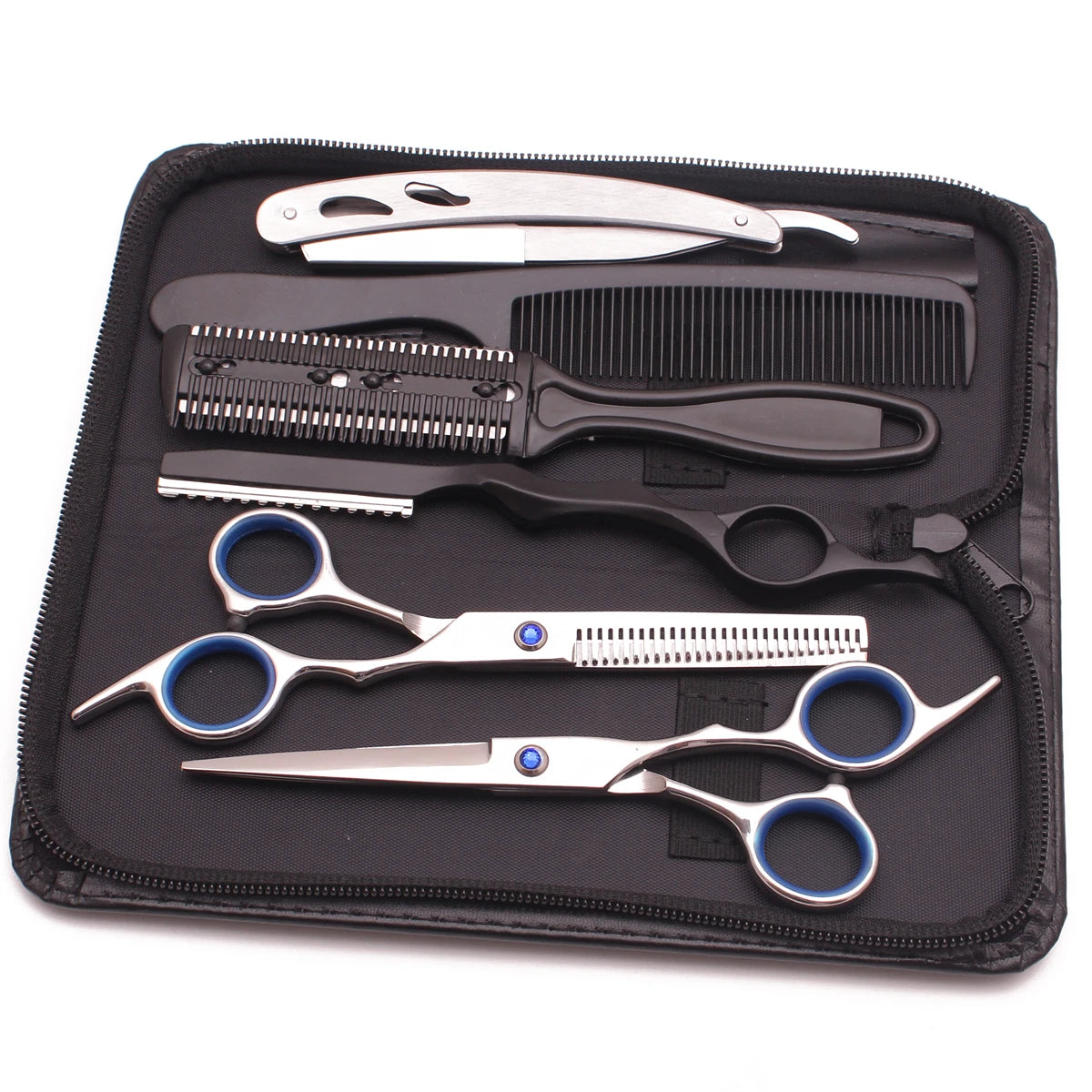 Professional 6" Hair Cutting Scissors & Thinning Shears – Japan Stainless Steel Barber Set