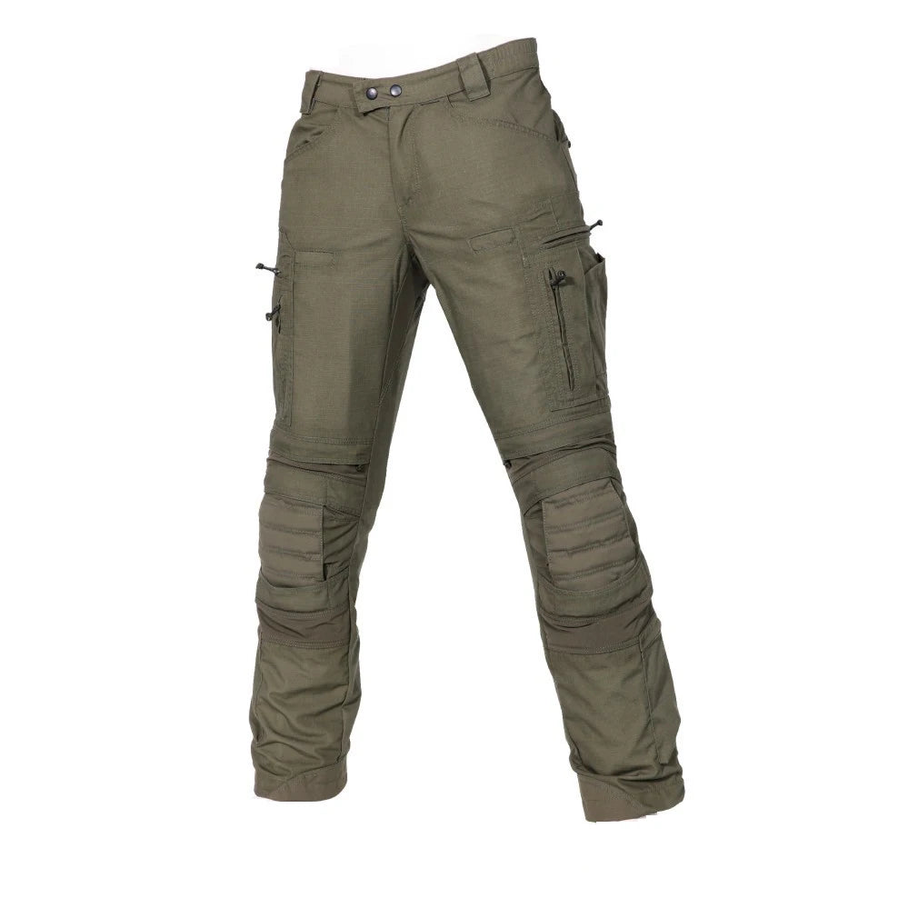 Men's Tactical Frog Suit Uniform Shirt & Cargo Pants 2-Piece Outdoor Set