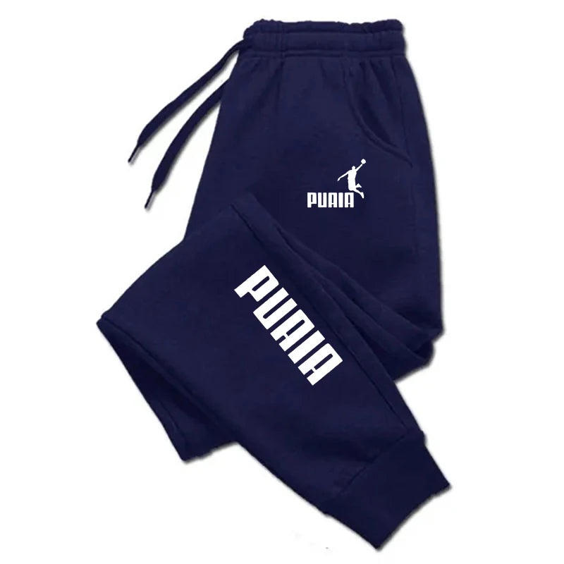 Men's Sport Jogging Trousers — Loose Fit Solid Color Streetwear Sweatpants