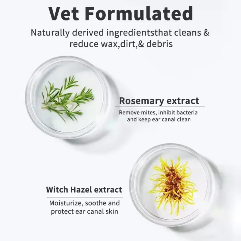 Pet Ear Cleaning Wipes — Disposable Finger Cover Ear Care for Dogs & Cats
