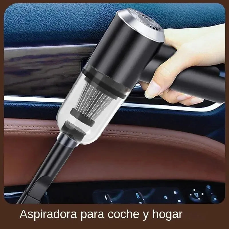 9000Pa Wireless Car Vacuum Cleaner — USB Charging, Wet & Dry, 1200mAh Portable