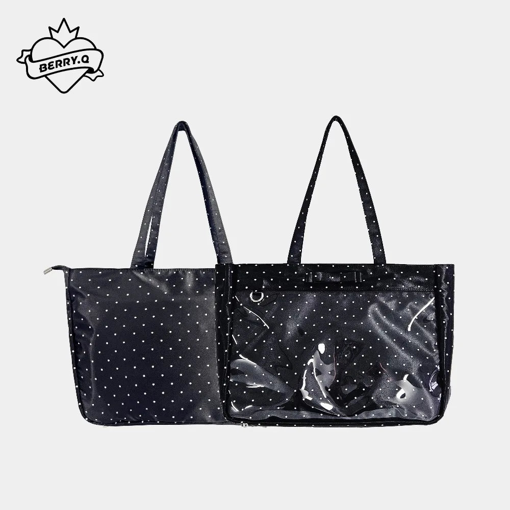 High Capacity Bow Tote Shoulder Bag – Satin PU Messenger Bag for Women