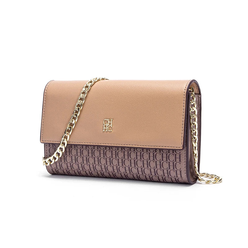 Women's Magnetic Flip Chain Shoulder Bag – Small Square Crossbody Wallet Bag