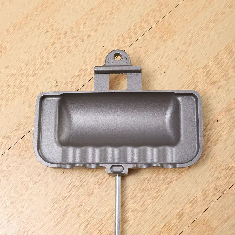 Non-Stick Double-Sided Grill Pan – Waffle, Pancake, BBQ, Hot Dog & Sandwich Fry Pan, Aluminum Alloy
