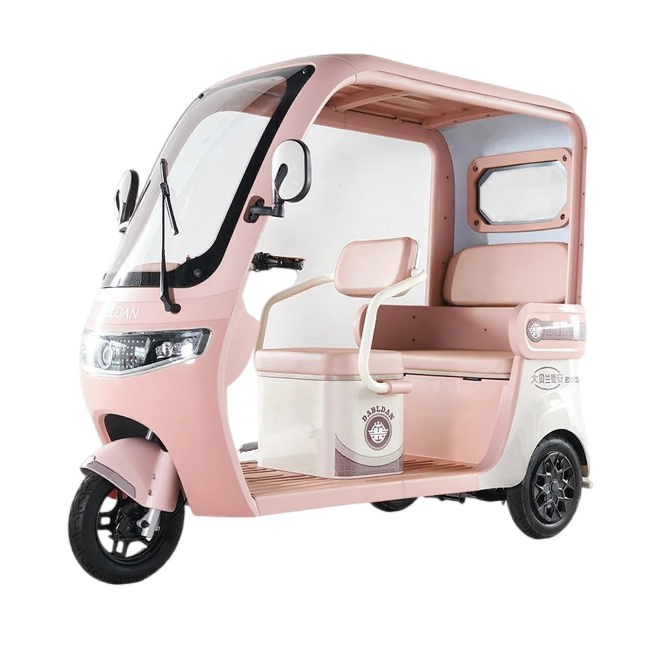 Electric Sightseeing Tricycle — Open Body Mobility & Cargo Vehicle for Adults