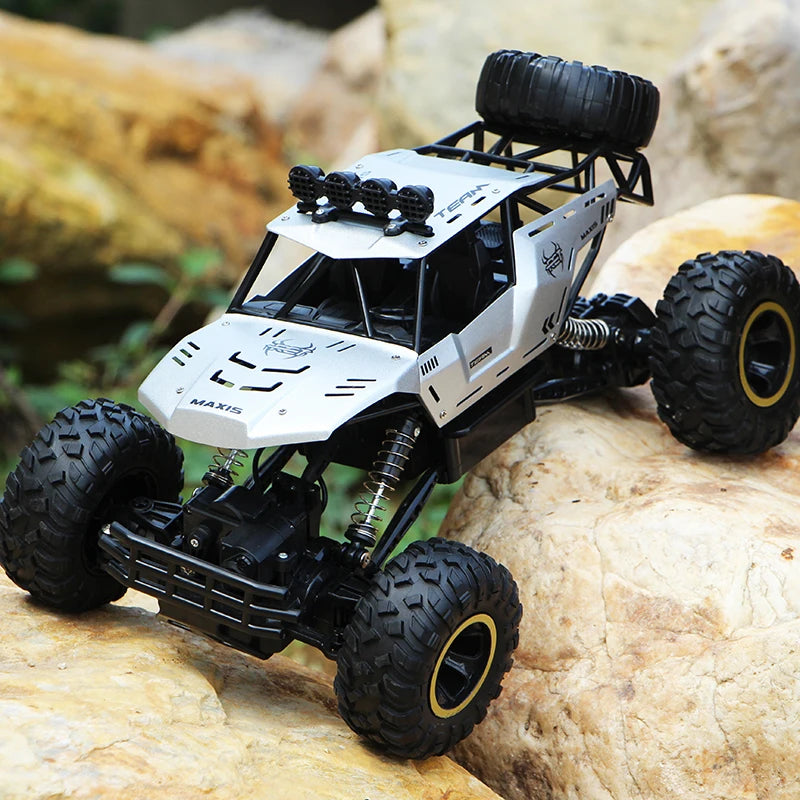 1:12 / 1:16 Scale 4WD RC Off-Road Buggy Truck with LED Lights – Remote Control Car for Boys