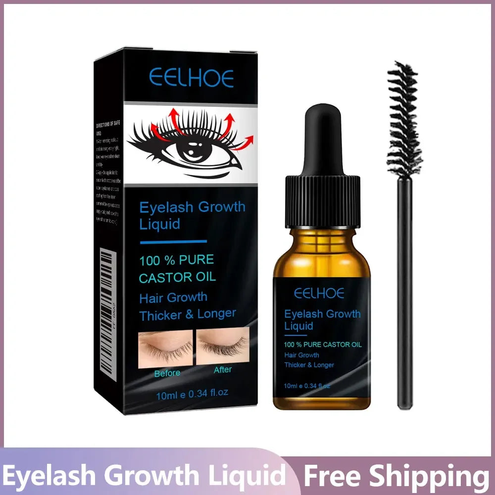 Castor Oil Eyelash & Eyebrow Growth Serum — Thickening & Curling Treatment