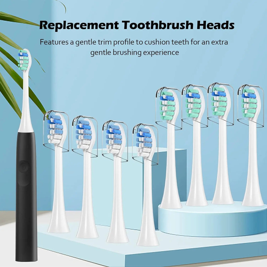 Philips Sonicare Compatible Replacement Toothbrush Heads – 4 to 16 Pack, Indicator Bristles, Deep Clean