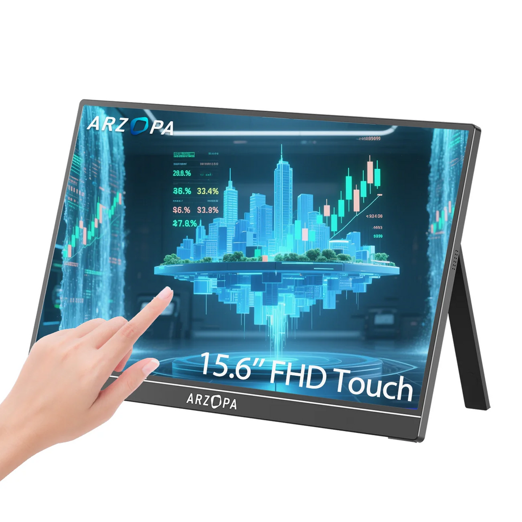 15.6-Inch Portable Touchscreen Monitor – Full HD IPS Display