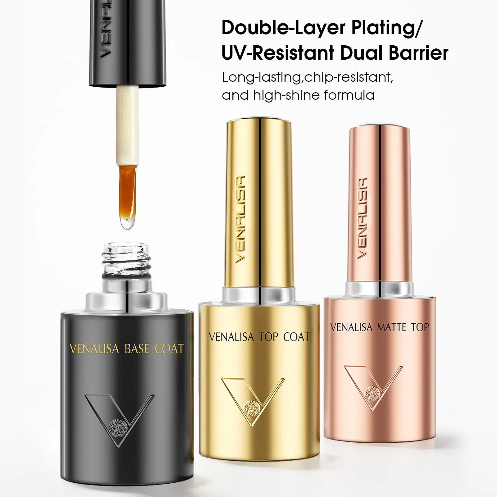 Venalisa VIP4 Gel Nail Polish 7.5ml — Soak Off UV/LED Long-Lasting Color