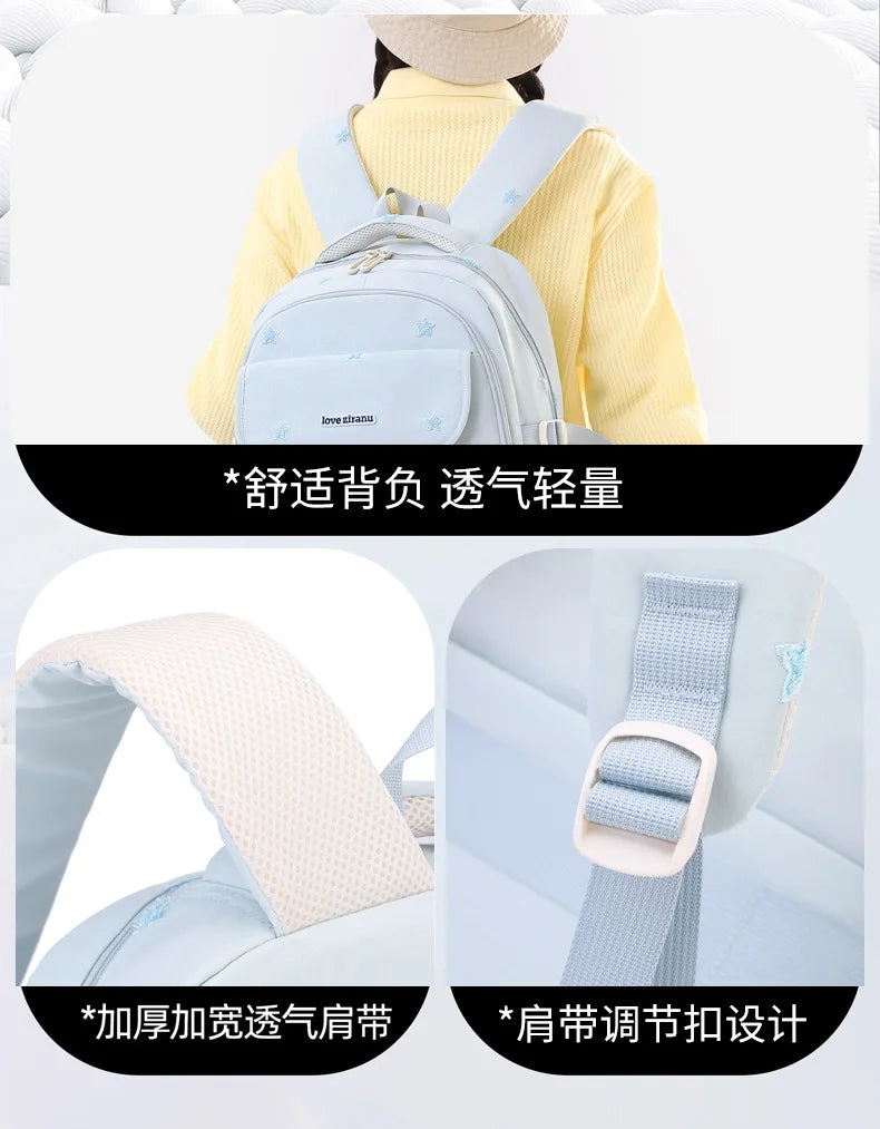 Girls School Backpack – Nylon Everyday Book Bag