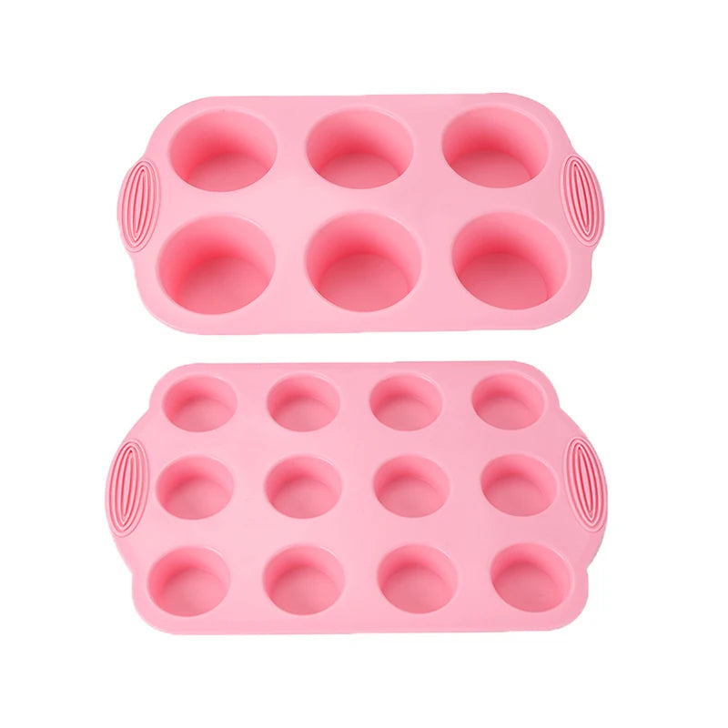 Pink Silicone Bakeware – Cake, Muffin & Loaf Molds