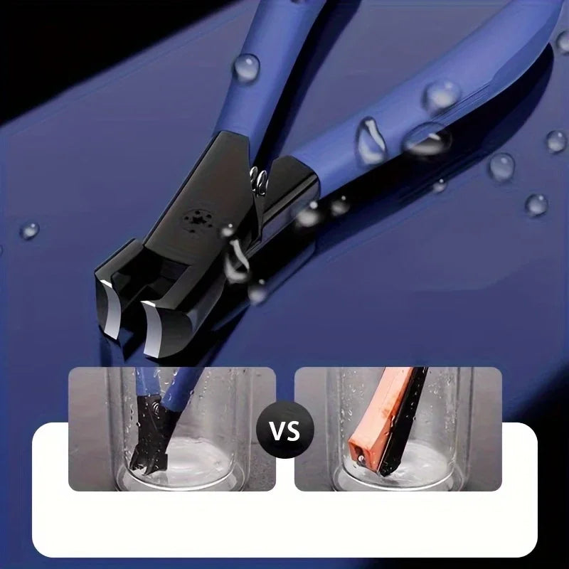 Heavy-Duty Toenail Clippers for Thick & Hard Nails — Wide Jaw Carbon Steel 2-Pack