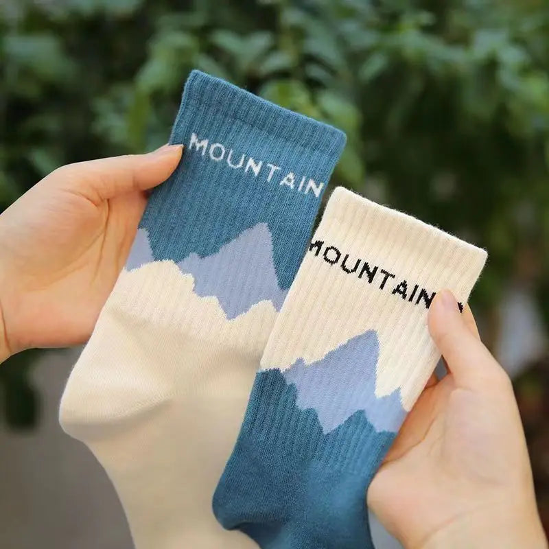 4-Pack Fashionable Running & Fitness Socks — Comfortable Breathable Unisex Athletic Socks