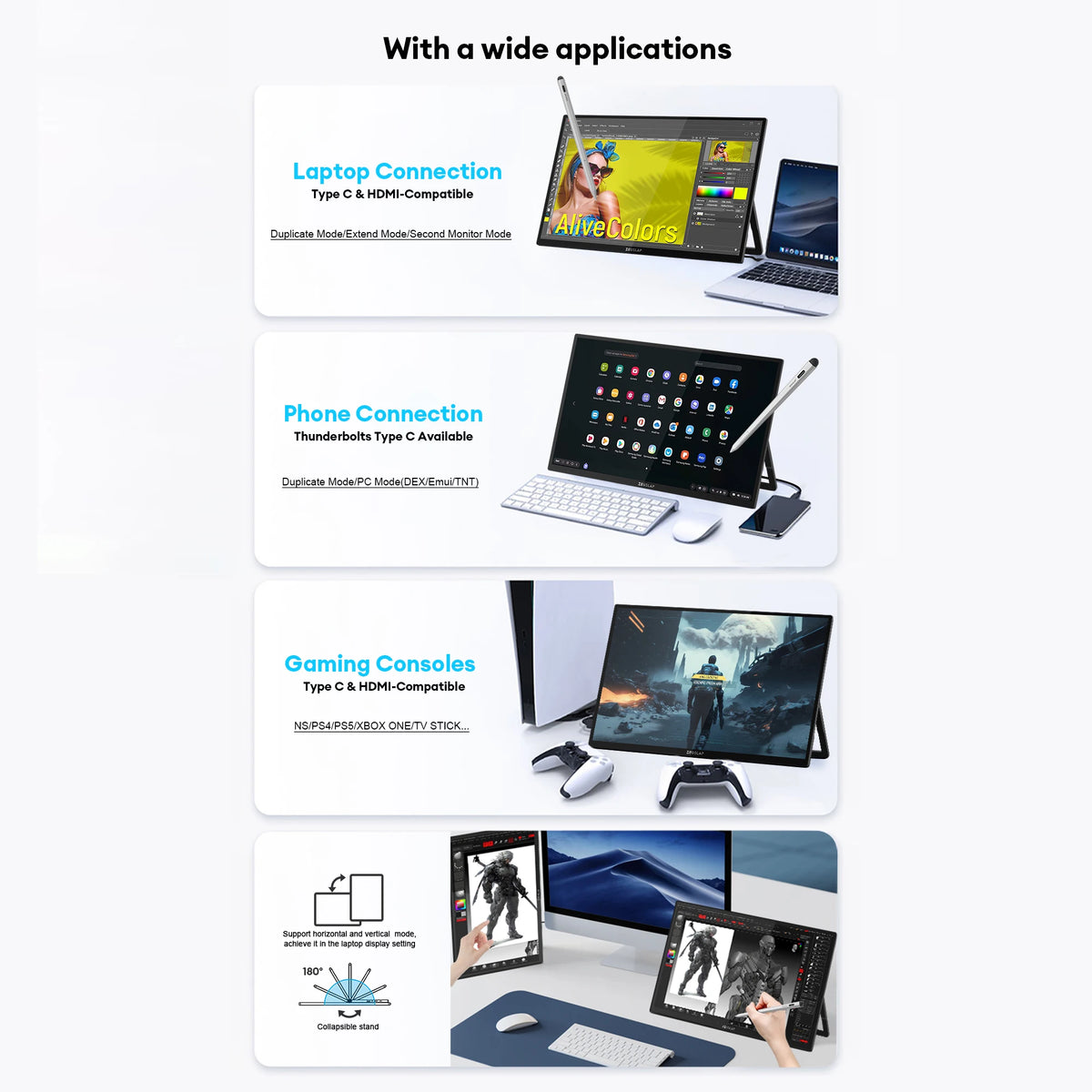 22-Inch QHD Touchscreen Monitor – Stylus & Anti-Glare
