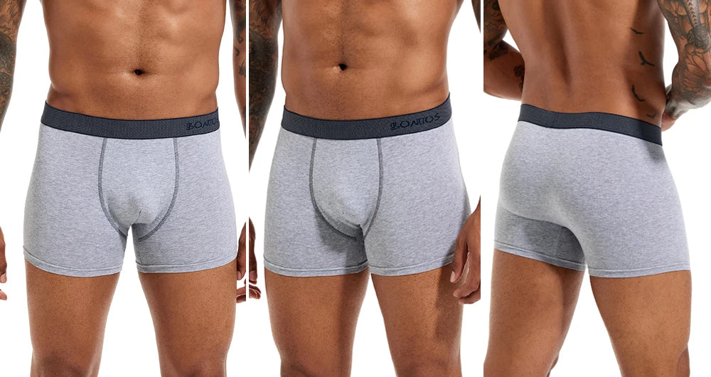 Men's Cotton Stretch Boxer Briefs, 6-Pack