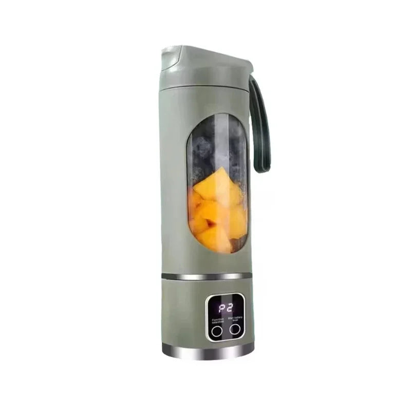 Portable Electric Juicer 450ML — 8-Blade Travel Blender for Fresh Juice, Shakes & Smoothies
