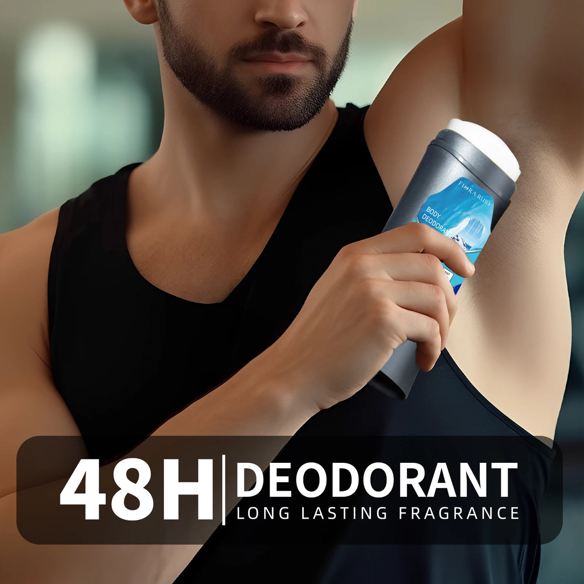 Men’s 72-Hour Odor Control Deodorant Stick 74g – Glacier Scent Antiperspirant Body Care
