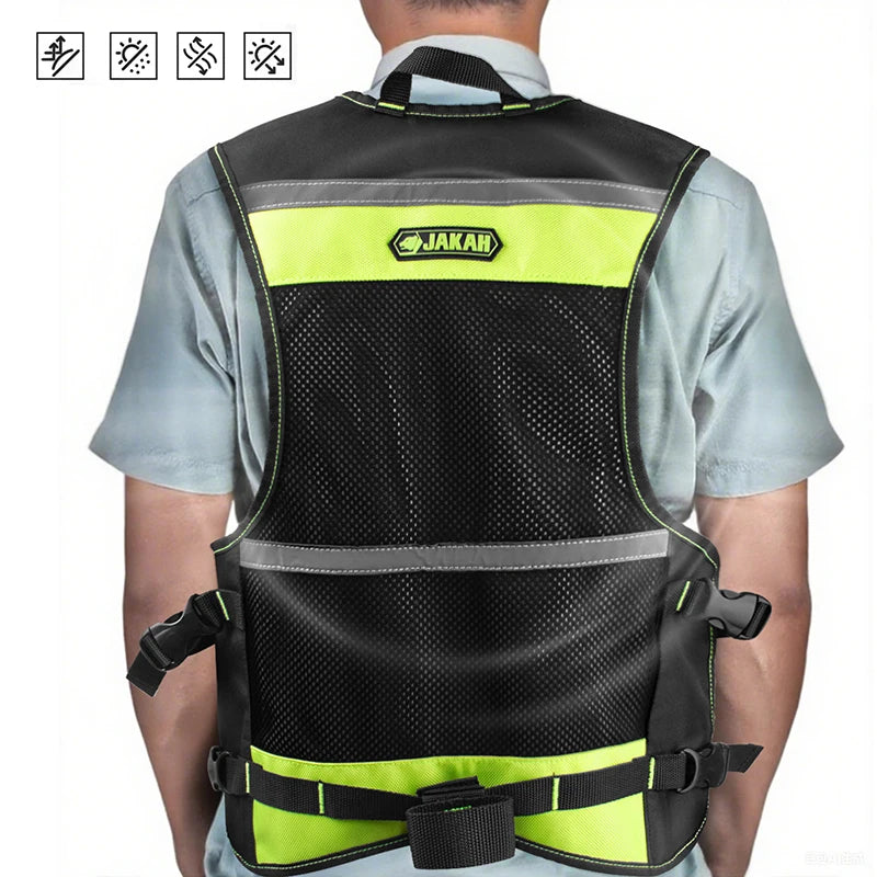 Heavy Duty Tool Vest – Multi-Pocket Work Vest for Electricians