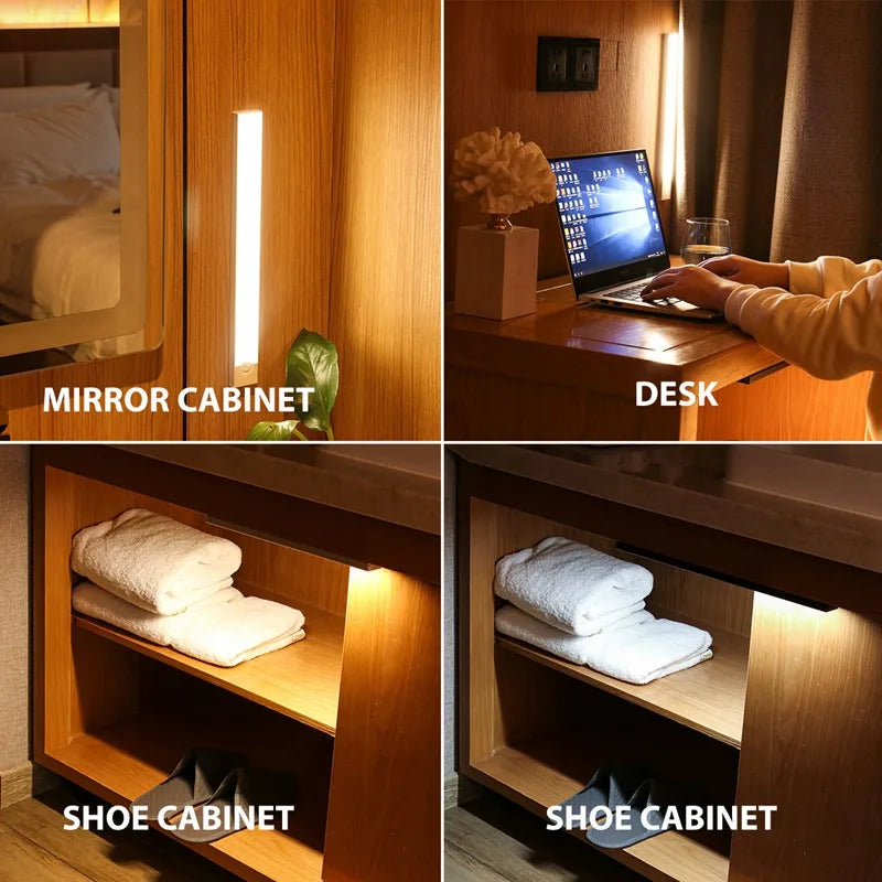 Wireless Motion Sensor LED Night Light — Cabinet & Staircase