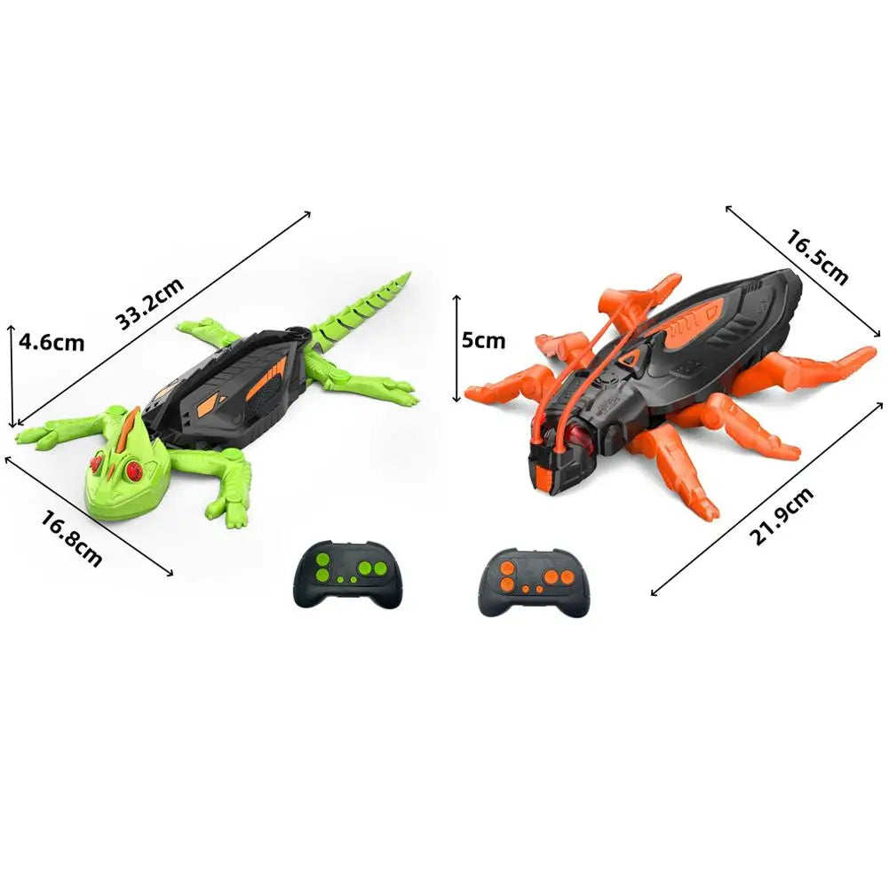 Wall Climbing RC Gecko Toy – Electric Remote Control Lizard Wall Crawler for Kids