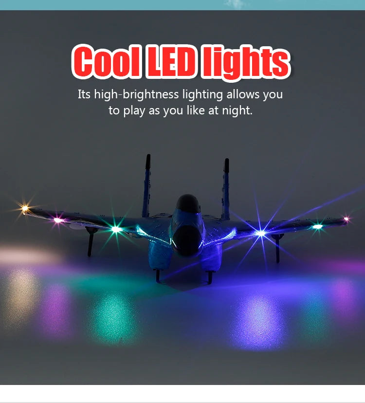 Parkten P320 2.4G RC Fixed Wing Glider Airplane – Hand Throw Foam Fighter Plane for Boys