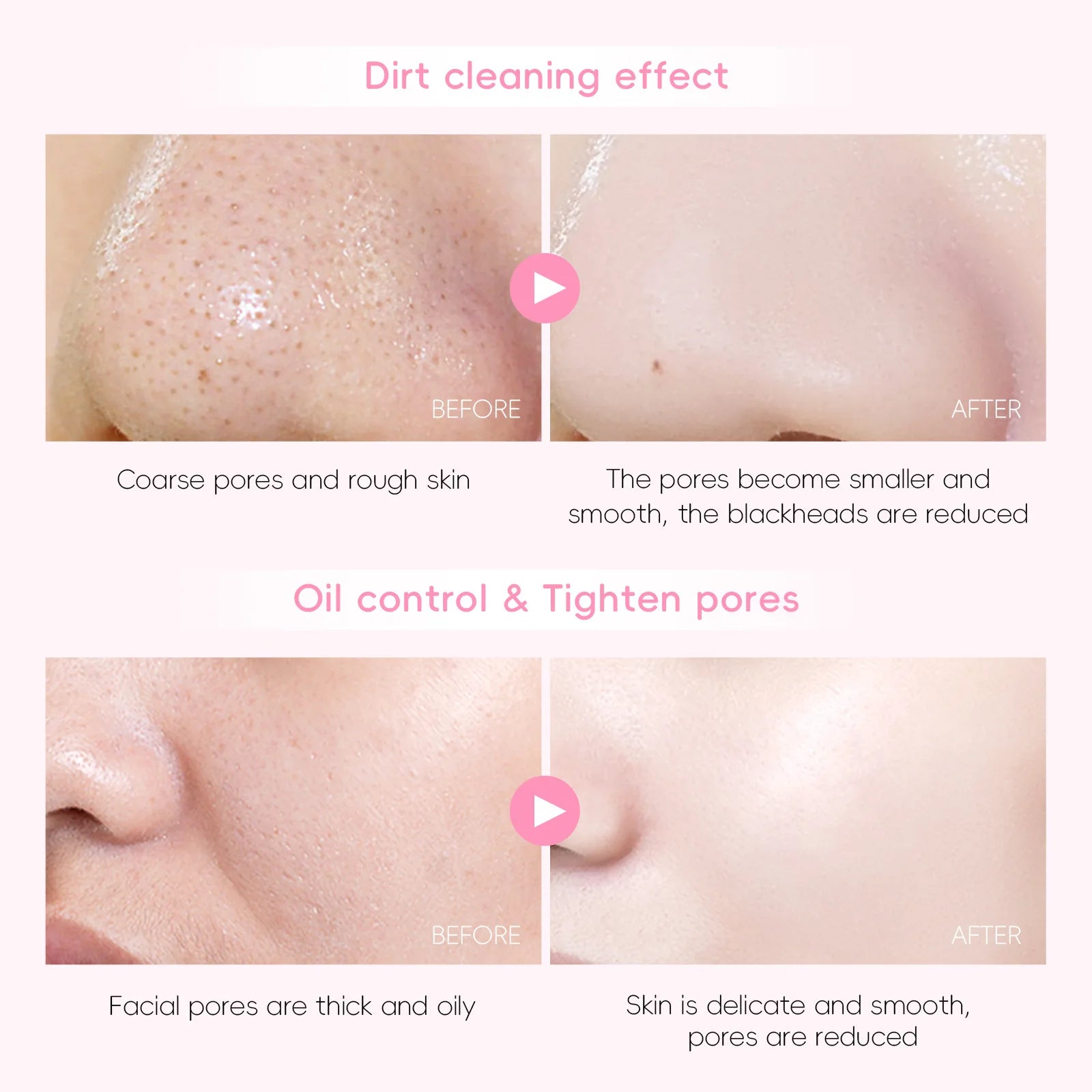 LAIKOU Sakura Clay Deep Cleansing Face Mask — Oil Control & Pore Refining