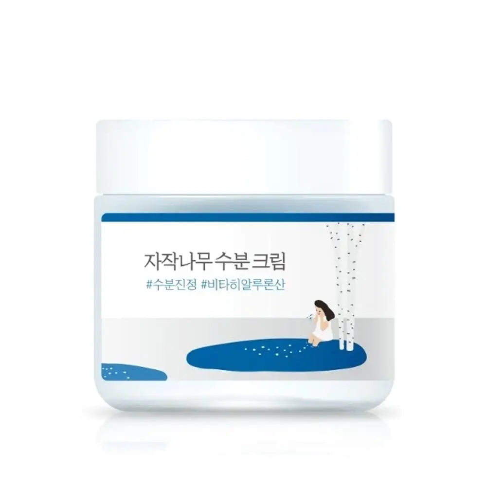Korean ROUND LAB Birch Juice Skincare – Eye Cream, Moisturizer, Sunscreen & Cleanser