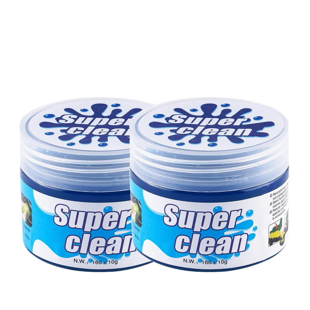 Car Interior Cleaning Soft Gel Duster – Dashboard, Air Vent & Laptop Keyboard Dust Remover