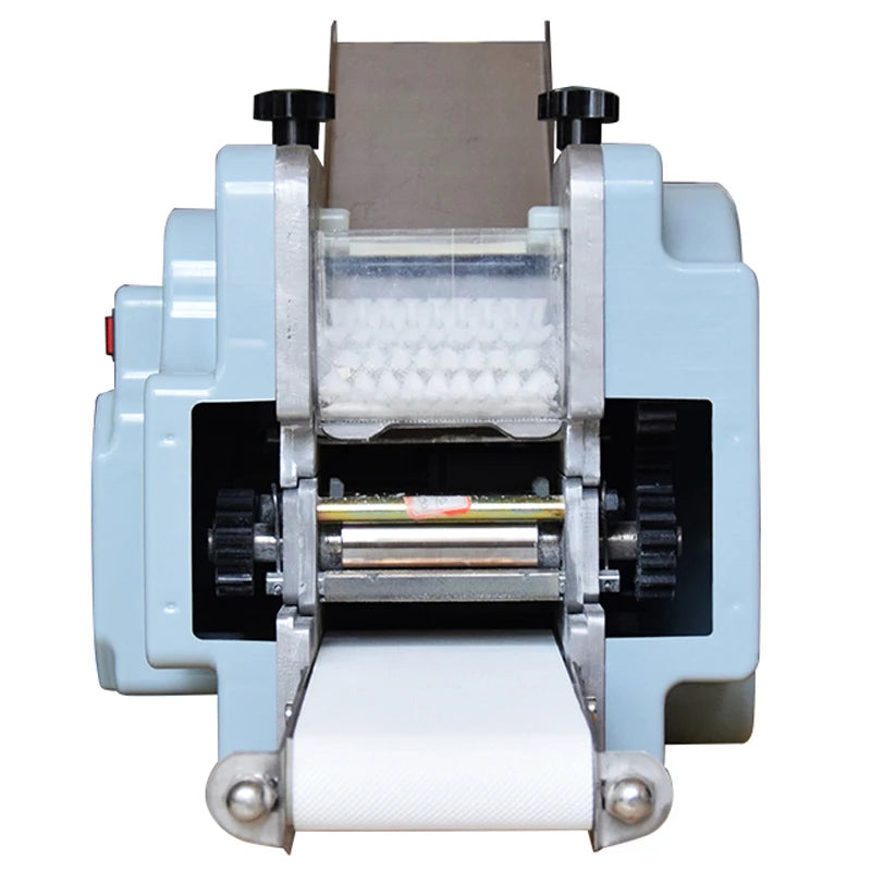 Electric Dumpling Wrapper Machine – 110V/220V, Round & Square Wonton Skin Maker, Rolling Press & Pasta Slicer, Commercial