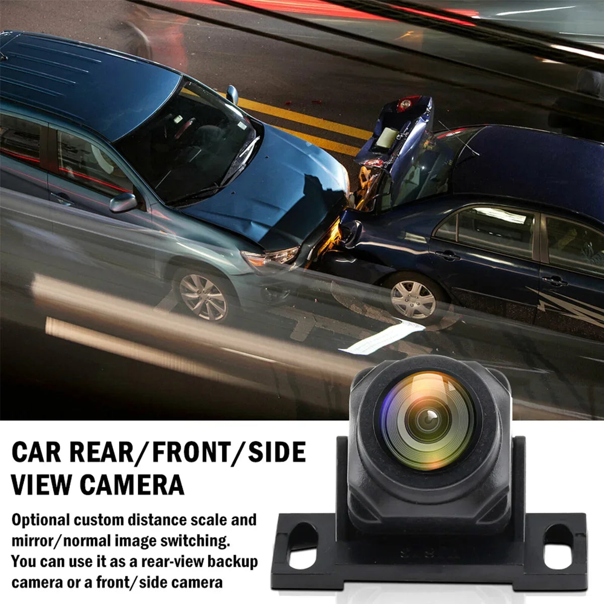 1080P Car Backup Camera – 170° Wide Angle, Night Vision, Waterproof, Anti-Interference Parking Camera
