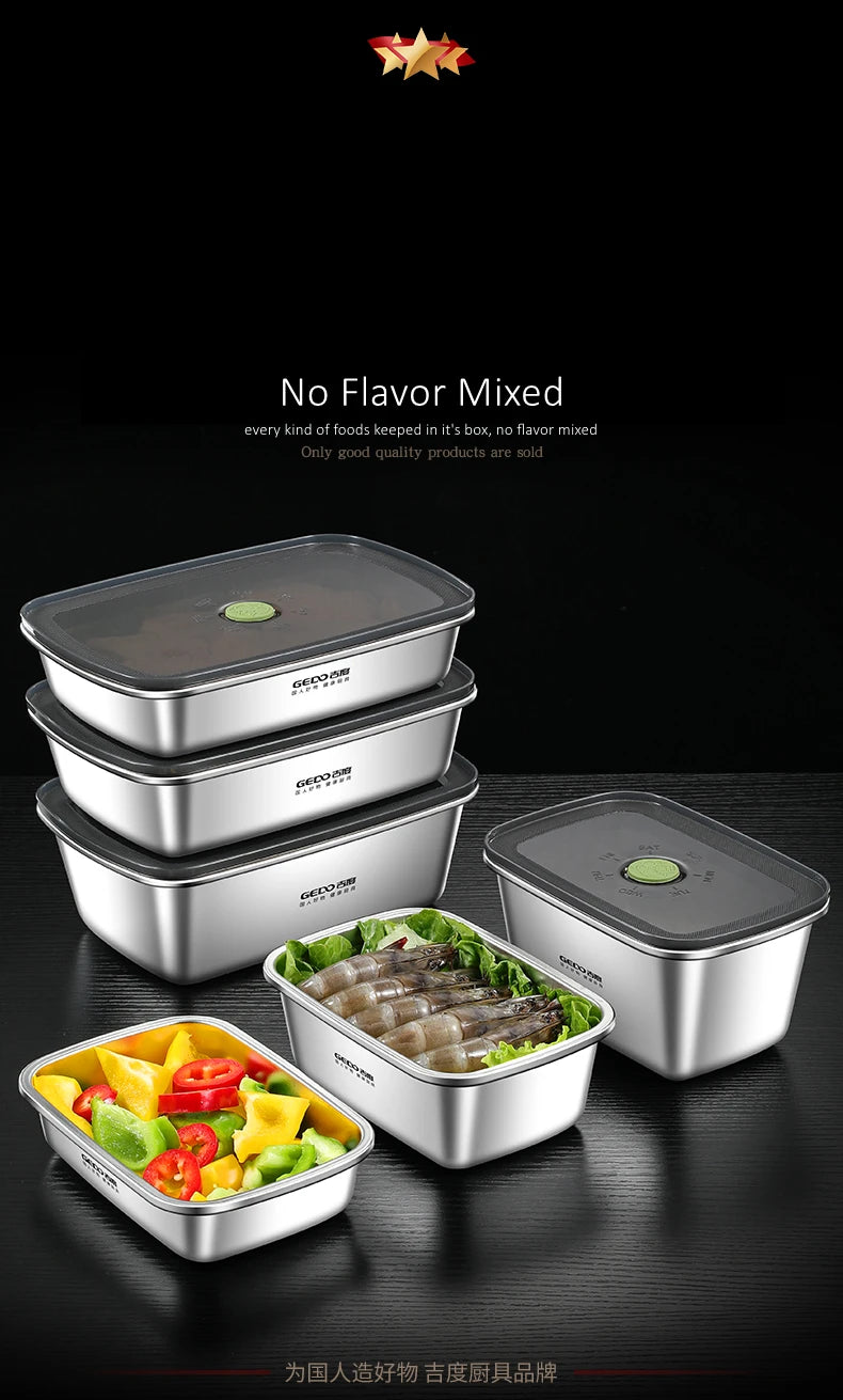 Stainless Steel Food Storage Container – Silicone Seal