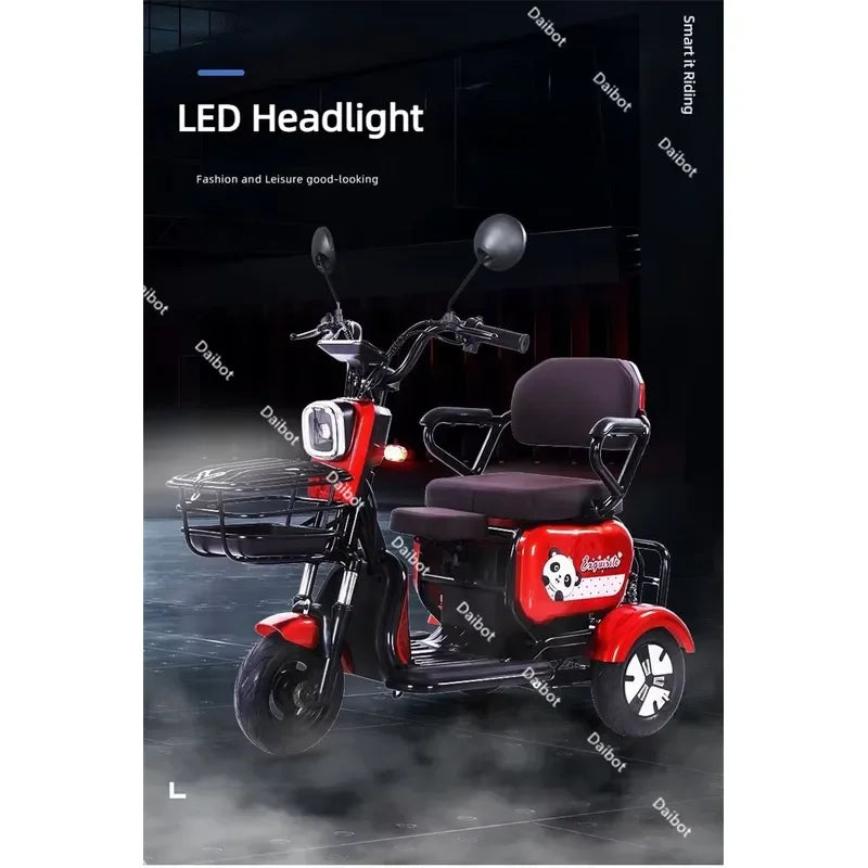 3-Wheel Mini Mobility Scooter – 48V 700W, 35 km Range