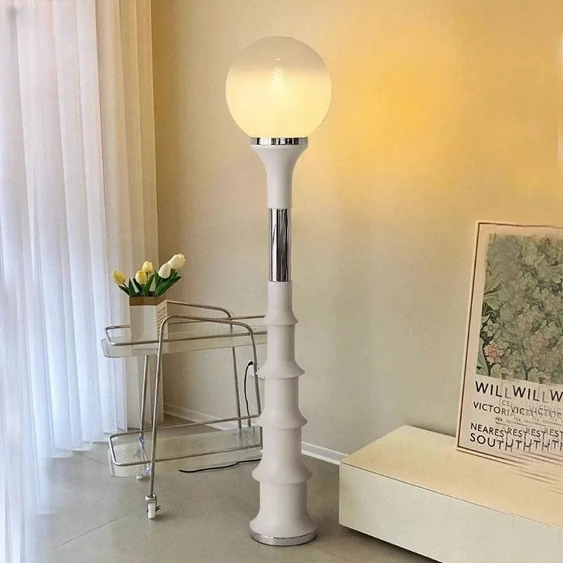 Colorful Floor Lamp – Memphis-Inspired Globe Design