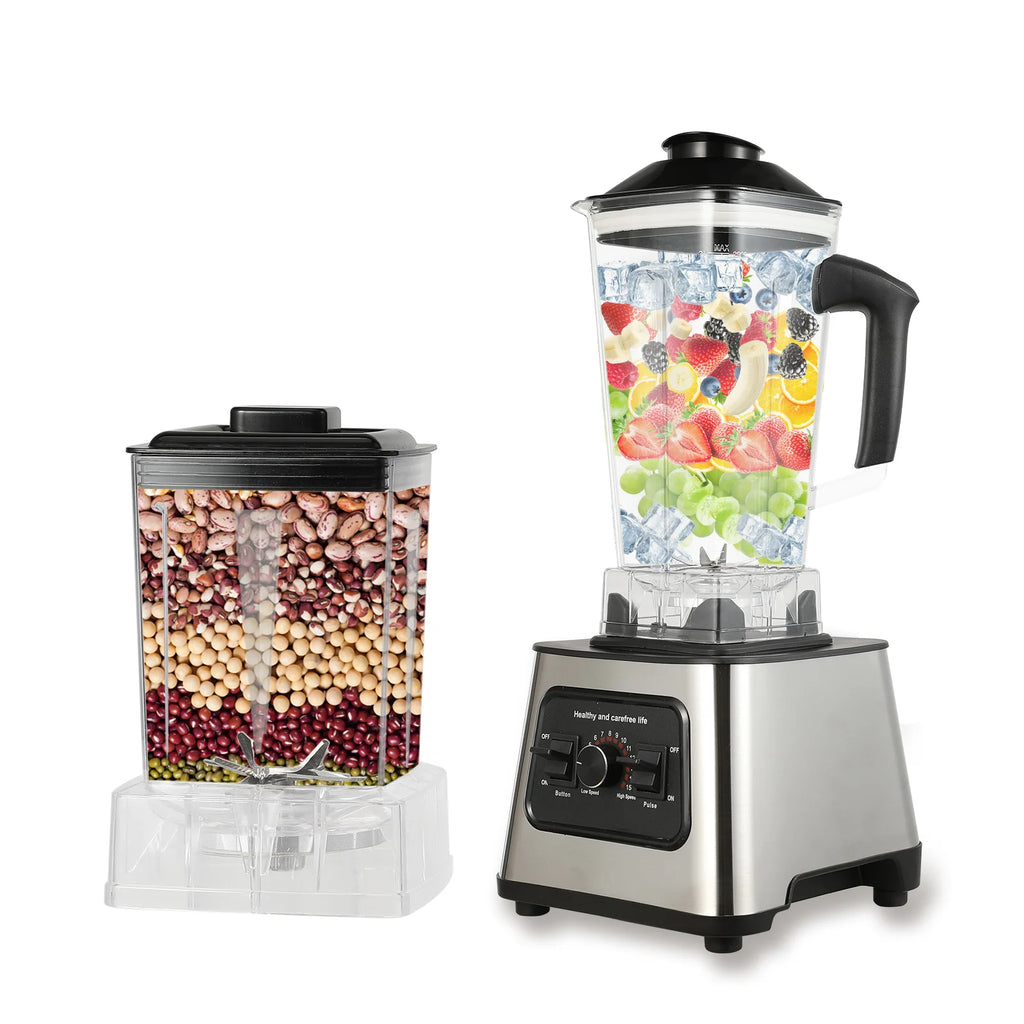 2000W Heavy Duty Commercial Blender – High-Power Ice & Smoothie Blender, BPA-Free, Food Processor