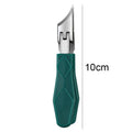 Podiatrist-Grade Toenail Care at Home — Professional Toenail Clipper & Nipper | Ingrown & Thick Toenails, Stainless Steel, Green & Black