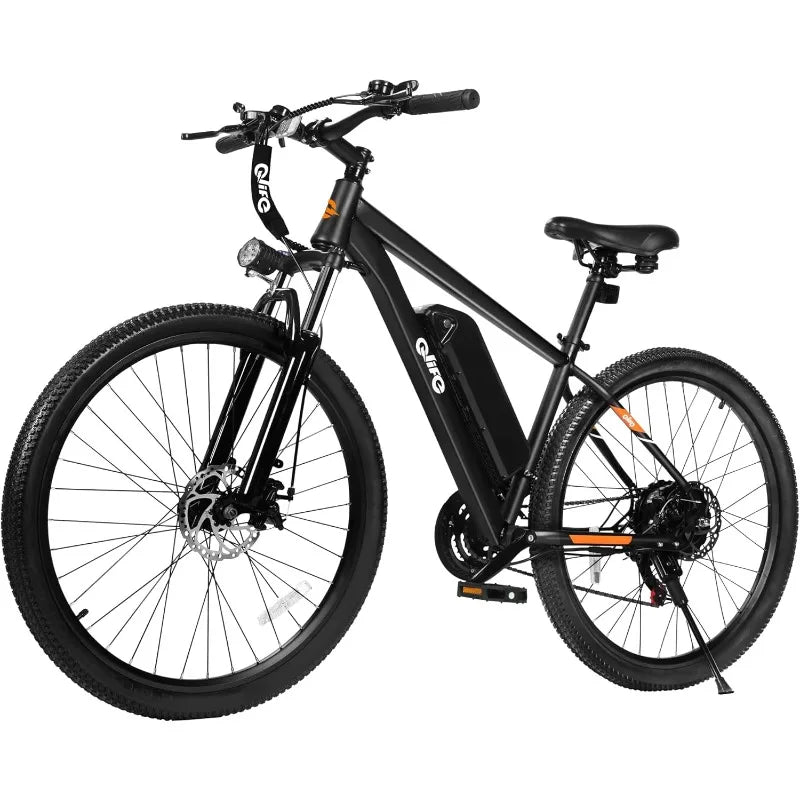 Qlife Racer Electric Bike for Adults – 21-Speed Mountain Ebike, 750W Motor, 40-Mile Range