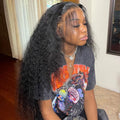 40 Inch Deep Wave Frontal Wig | 13x4 13x6 HD Lace Loose Wave Pre-Plucked Brazilian Human Hair