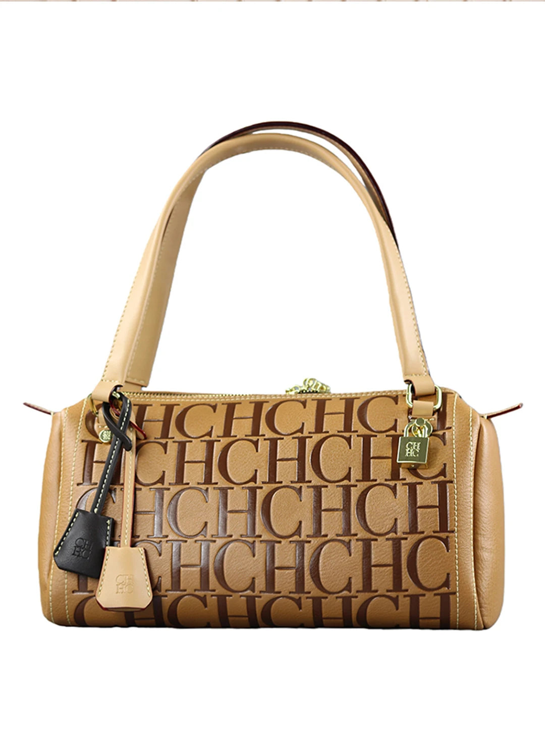 CH Niche Brand PU Bucket Bag – Large Capacity Letter Print Classic Handbag for Women 2026