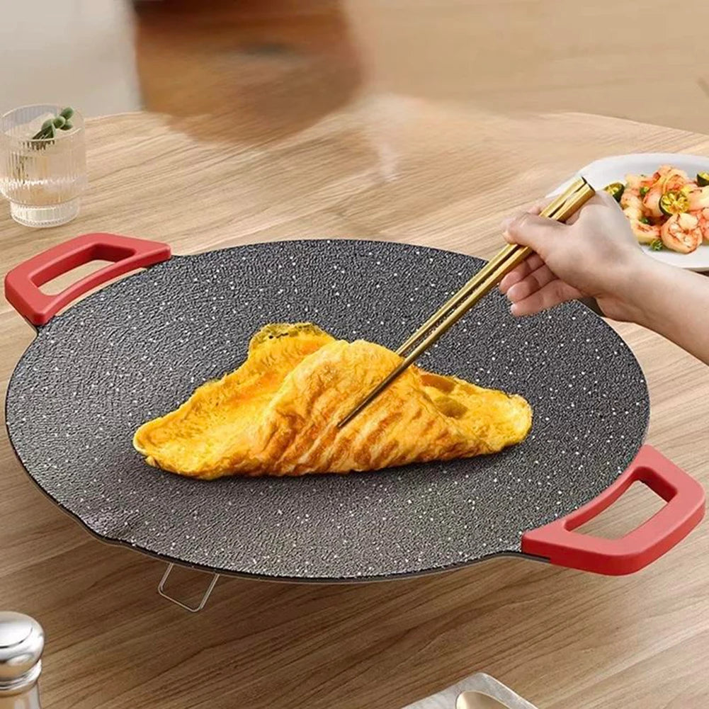 Electric Indoor Non-Stick BBQ Griddle Pan – Portable Countertop Grill for Family Gatherings