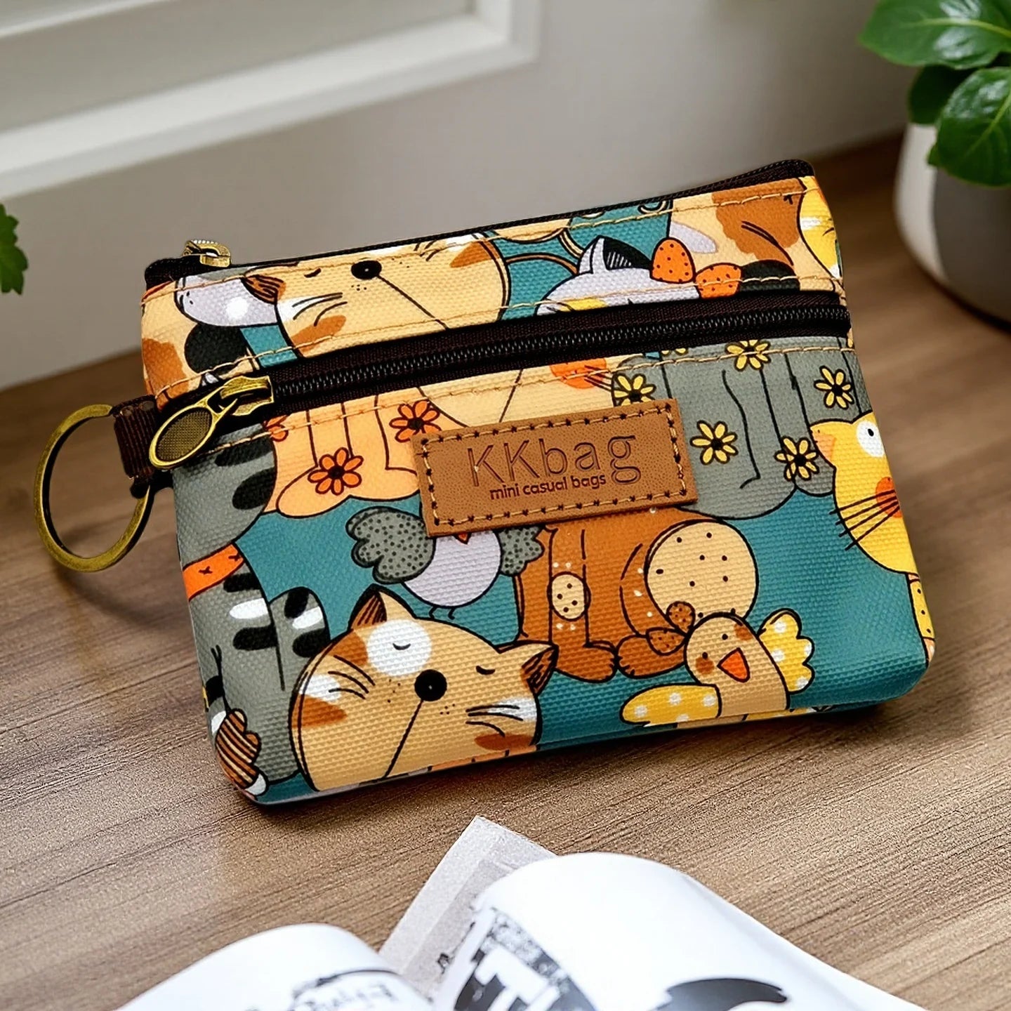 Cute Animal Coin Purse – Kawaii Zipper Wallet & Card Holder for Women, Girls & Students
